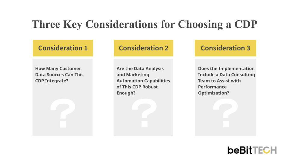 Key considerations for choosing CDP_EN